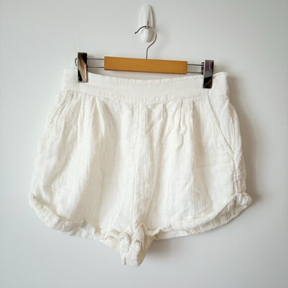 Free People Stay Cool Quilted Top Shorts Set Frenchnilla White Size Medium - Picture 10 of 12